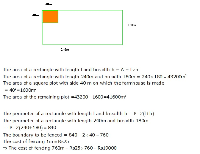 Frank ICSE Solutions for Class 9 Maths Perimeter and Area Ex 24.2 28