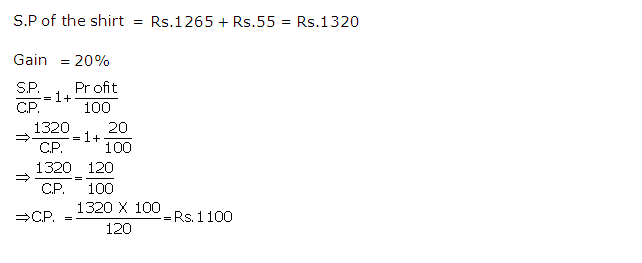 Frank ICSE Solutions for Class 9 Maths Profit, Loss and Discount Ex 2.2 11