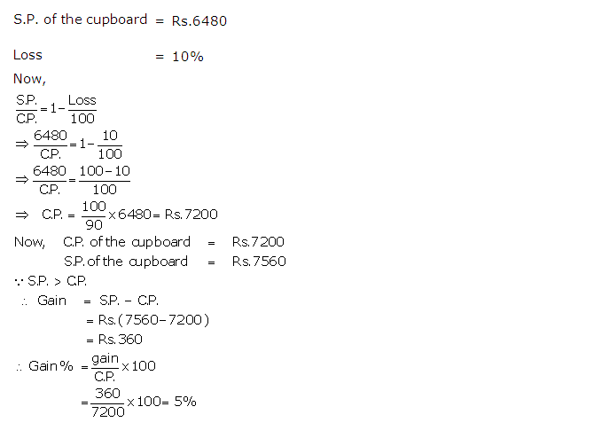 Frank ICSE Solutions for Class 9 Maths Profit, Loss and Discount Ex 2.2 5