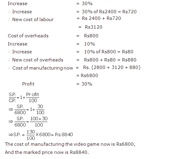 Frank ICSE Solutions for Class 9 Maths Profit, Loss and Discount Ex 2.3 36