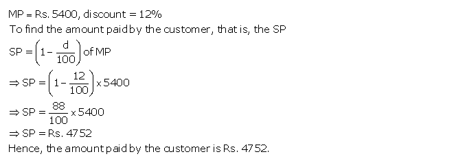 Frank ICSE Solutions for Class 9 Maths Profit, Loss and Discount Ex 2.3 5