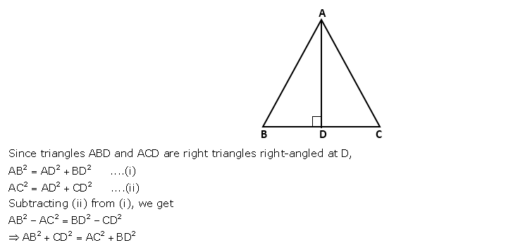 Frank ICSE Solutions for Class 9 Maths Pythagoras Theorem Ex 17.1 13