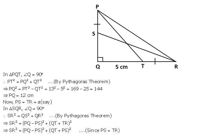 Frank ICSE Solutions for Class 9 Maths Pythagoras Theorem Ex 17.1 34