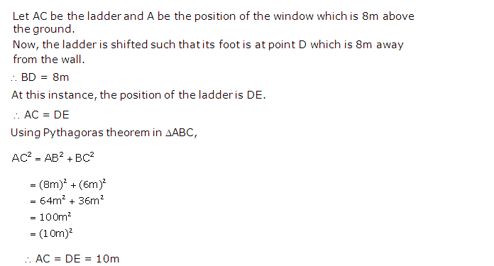 Frank ICSE Solutions for Class 9 Maths Pythagoras Theorem Ex 17.1 8