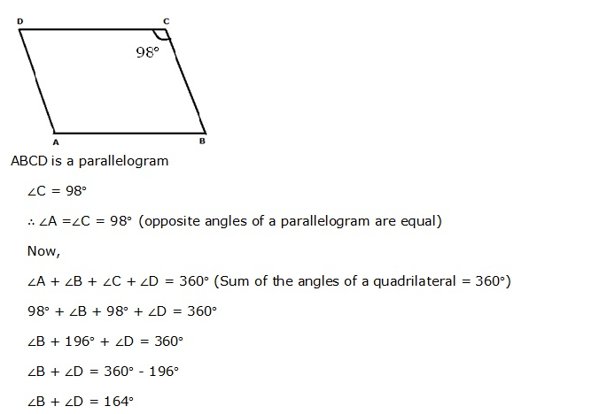 Frank ICSE Solutions for Class 9 Maths Quadrilaterals Ex 19.1 1