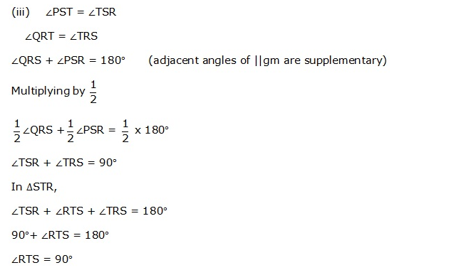 Frank ICSE Solutions for Class 9 Maths Quadrilaterals Ex 19.1 10