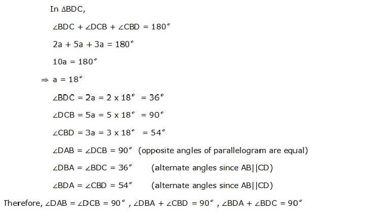 Frank ICSE Solutions for Class 9 Maths Quadrilaterals Ex 19.1 3