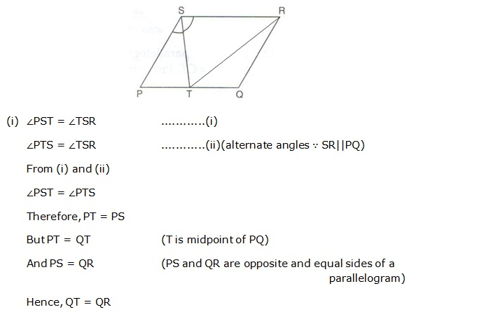 Frank ICSE Solutions for Class 9 Maths Quadrilaterals Ex 19.1 8