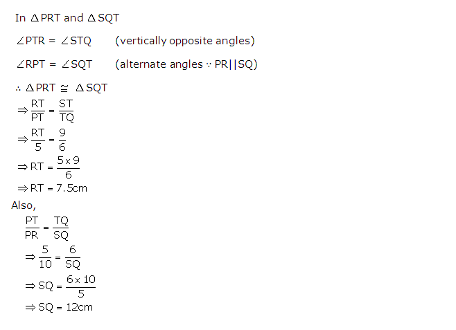 Frank ICSE Solutions for Class 9 Maths Similarity Ex 16.1 18