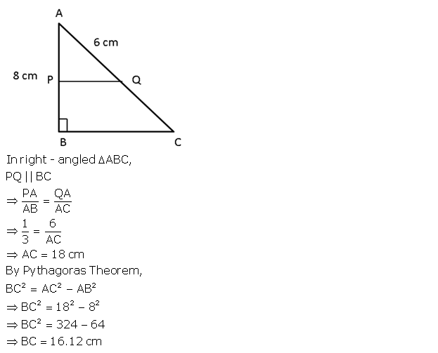 Frank ICSE Solutions for Class 9 Maths Similarity Ex 16.1 34