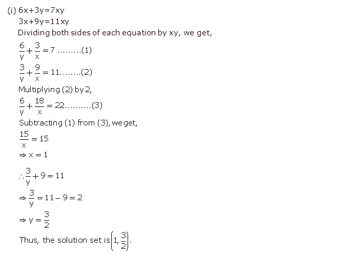 Frank ICSE Solutions for Class 9 Maths Simultaneous Linear Equations Ex 8.1 12