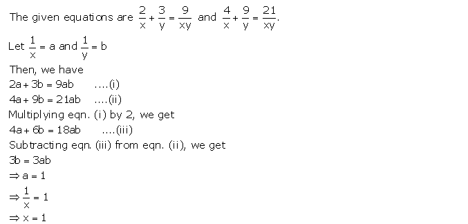 Frank ICSE Solutions for Class 9 Maths Simultaneous Linear Equations Ex 8.1 28