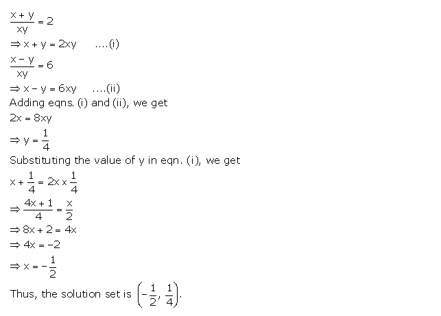 Frank ICSE Solutions for Class 9 Maths Simultaneous Linear Equations Ex 8.1 30