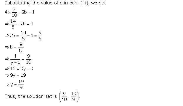 Frank ICSE Solutions for Class 9 Maths Simultaneous Linear Equations Ex 8.1 32