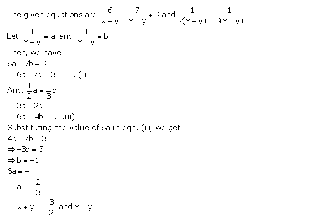 Frank ICSE Solutions for Class 9 Maths Simultaneous Linear Equations Ex 8.1 33