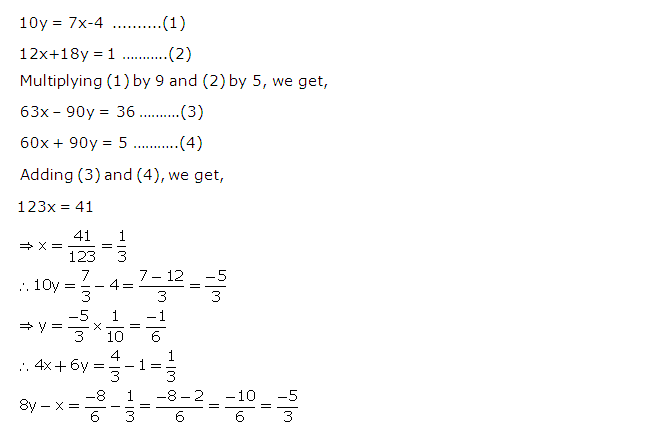 Frank ICSE Solutions for Class 9 Maths Simultaneous Linear Equations Ex 8.1 39