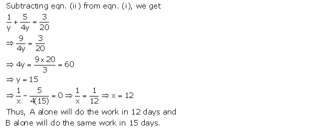 Frank ICSE Solutions for Class 9 Maths Simultaneous Linear Equations Ex 8.1 47