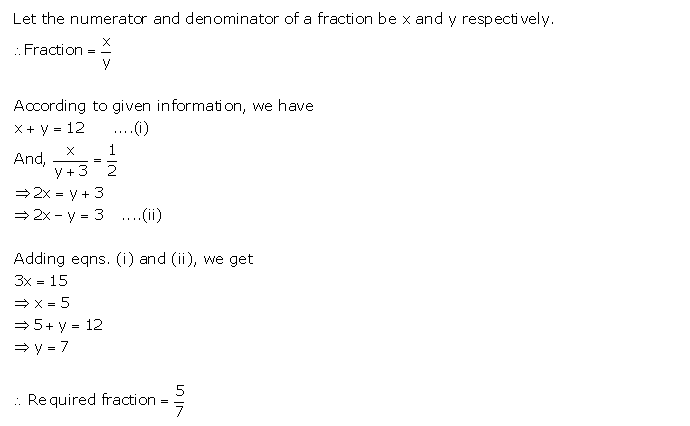 Frank ICSE Solutions for Class 9 Maths Simultaneous Linear Equations Ex 8.3 11