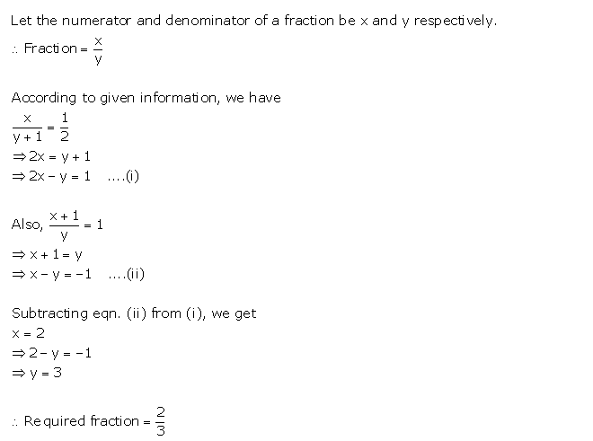 Frank ICSE Solutions for Class 9 Maths Simultaneous Linear Equations Ex 8.3 13