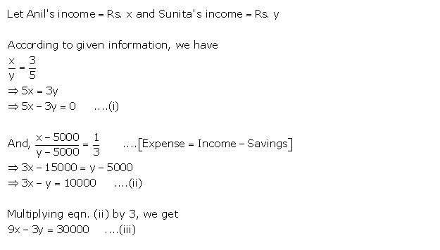 Frank ICSE Solutions for Class 9 Maths Simultaneous Linear Equations Ex 8.3 21