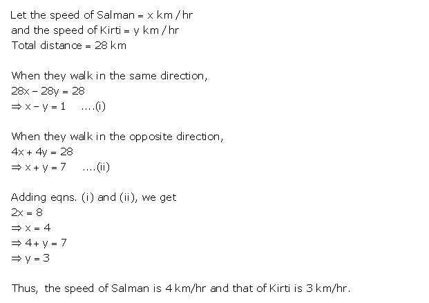 Frank ICSE Solutions for Class 9 Maths Simultaneous Linear Equations Ex 8.3 29