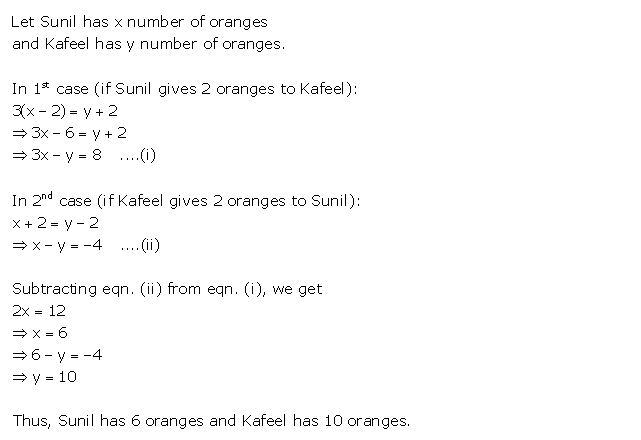 Frank ICSE Solutions for Class 9 Maths Simultaneous Linear Equations Ex 8.3 32