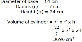 Frank ICSE Solutions for Class 9 Maths - Surface Areas and Volume of Solids 35