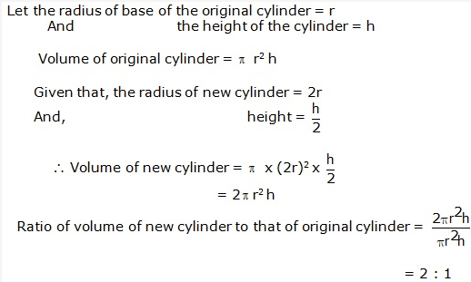 Frank ICSE Solutions for Class 9 Maths - Surface Areas and Volume of Solids 40