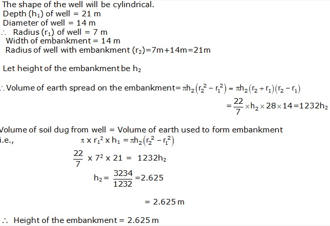 Frank ICSE Solutions for Class 9 Maths - Surface Areas and Volume of Solids 53