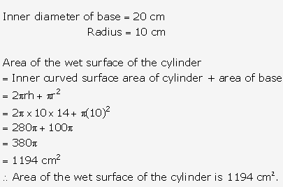 Frank ICSE Solutions for Class 9 Maths - Surface Areas and Volume of Solids 55