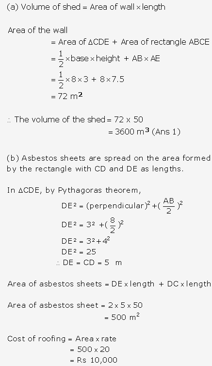 Frank ICSE Solutions for Class 9 Maths - Surface Areas and Volume of Solids 78