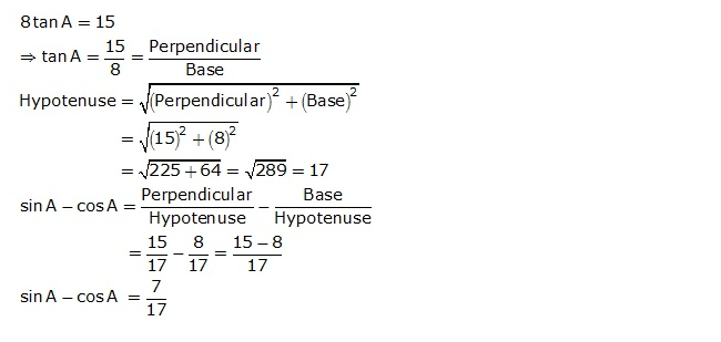 Frank ICSE Solutions for Class 9 Maths Trigonometrical Ratios Ex 26.1 27