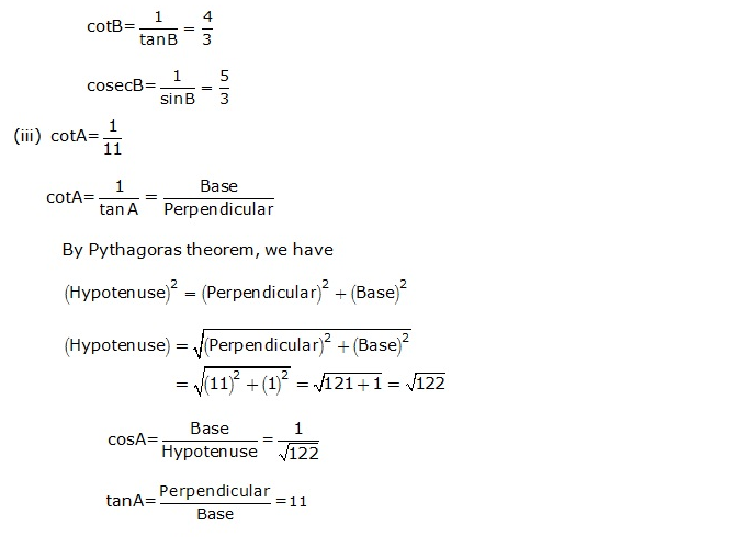 Frank ICSE Solutions for Class 9 Maths Trigonometrical Ratios Ex 26.1 3