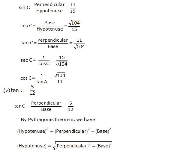 Frank ICSE Solutions for Class 9 Maths Trigonometrical Ratios Ex 26.1 6