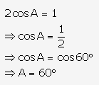 Frank ICSE Solutions for Class 9 Maths - Trigonometrical Ratios of Standard Angles 10