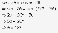 Frank ICSE Solutions for Class 9 Maths - Trigonometrical Ratios of Standard Angles 123