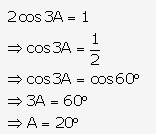 Frank ICSE Solutions for Class 9 Maths - Trigonometrical Ratios of Standard Angles 13