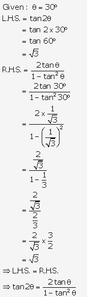 Frank ICSE Solutions for Class 9 Maths - Trigonometrical Ratios of Standard Angles 27