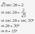 Frank ICSE Solutions for Class 9 Maths - Trigonometrical Ratios of Standard Angles 49