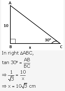 Frank ICSE Solutions for Class 9 Maths - Trigonometrical Ratios of Standard Angles 71