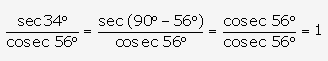 Frank ICSE Solutions for Class 9 Maths - Trigonometrical Ratios of Standard Angles 90