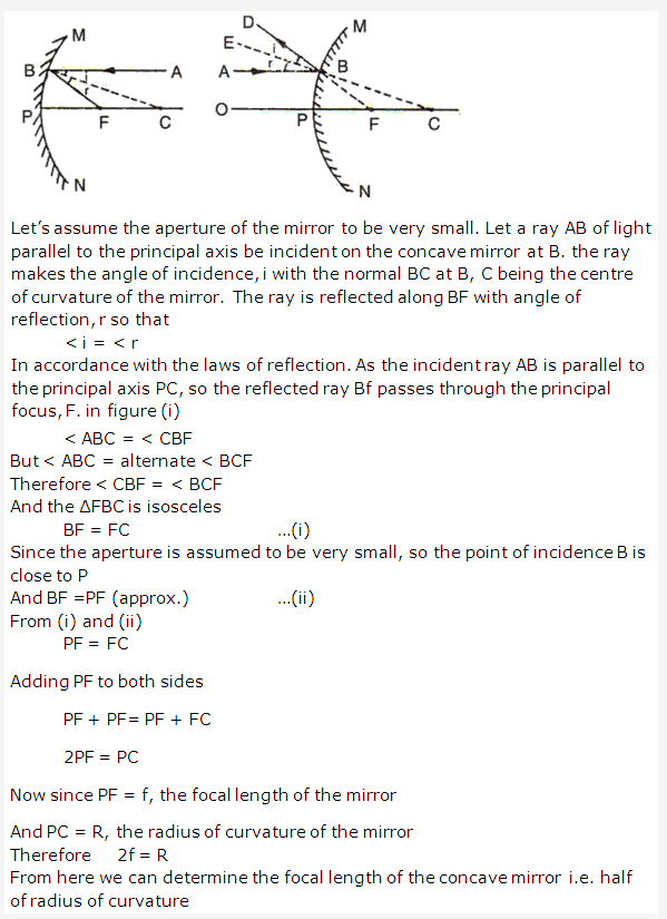 Frank ICSE Solutions for Class 9 Physics - Light Spherical Mirrors 5