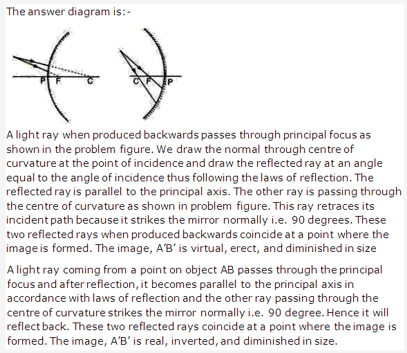 Frank ICSE Solutions for Class 9 Physics - Light Spherical Mirrors 9