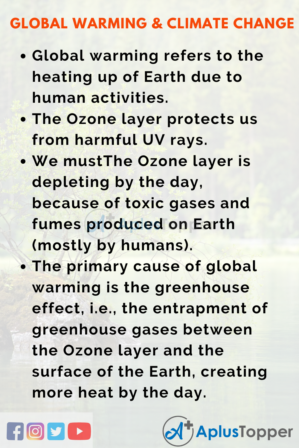 Global Warming And Climate Change Essay