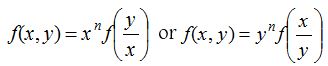 Homogeneous Differential Equations 1