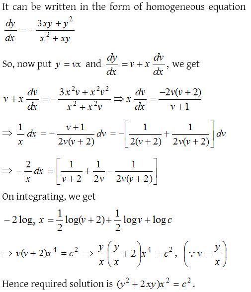 Homogeneous Differential Equations 11