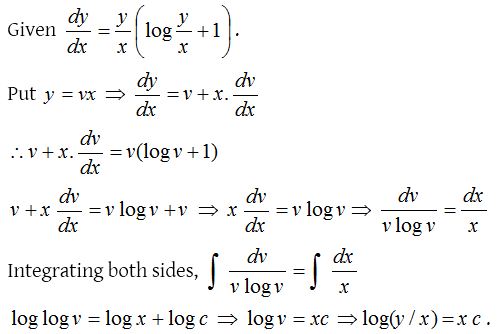 Homogeneous Differential Equations 21