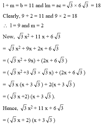 How To Factorise A Polynomial By Splitting The Middle Term 3