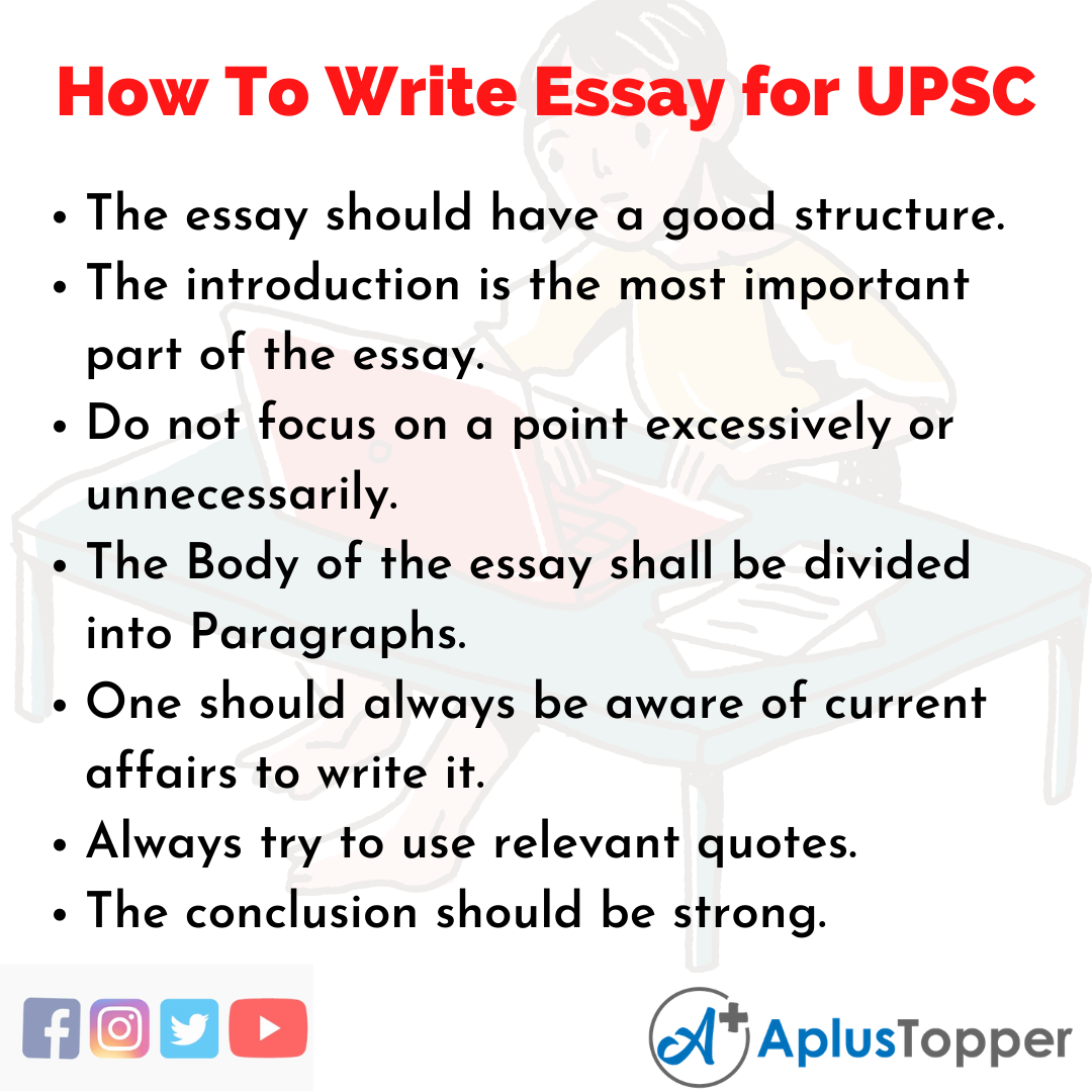 How To Write Essay for UPSC