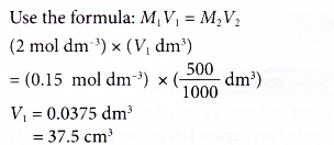 How do you prepare a standard solution 4